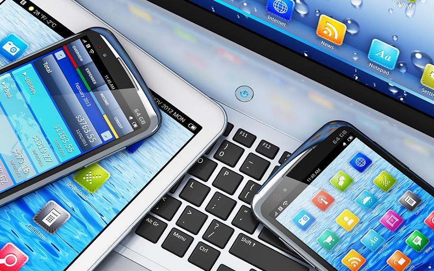 Smartfony, tablet i laptop